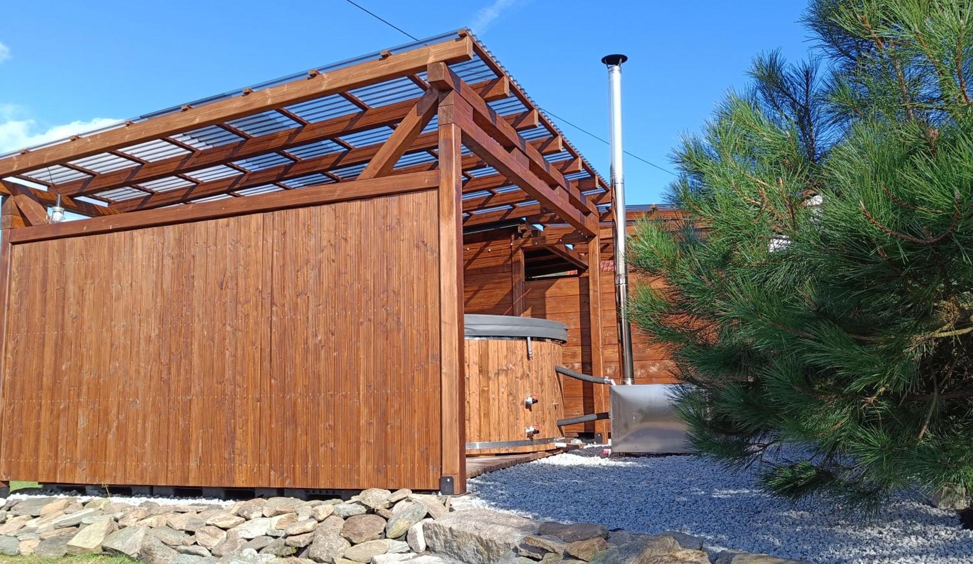 Pod Klonem Z Balia I Sauna Lubawka Esterno foto
