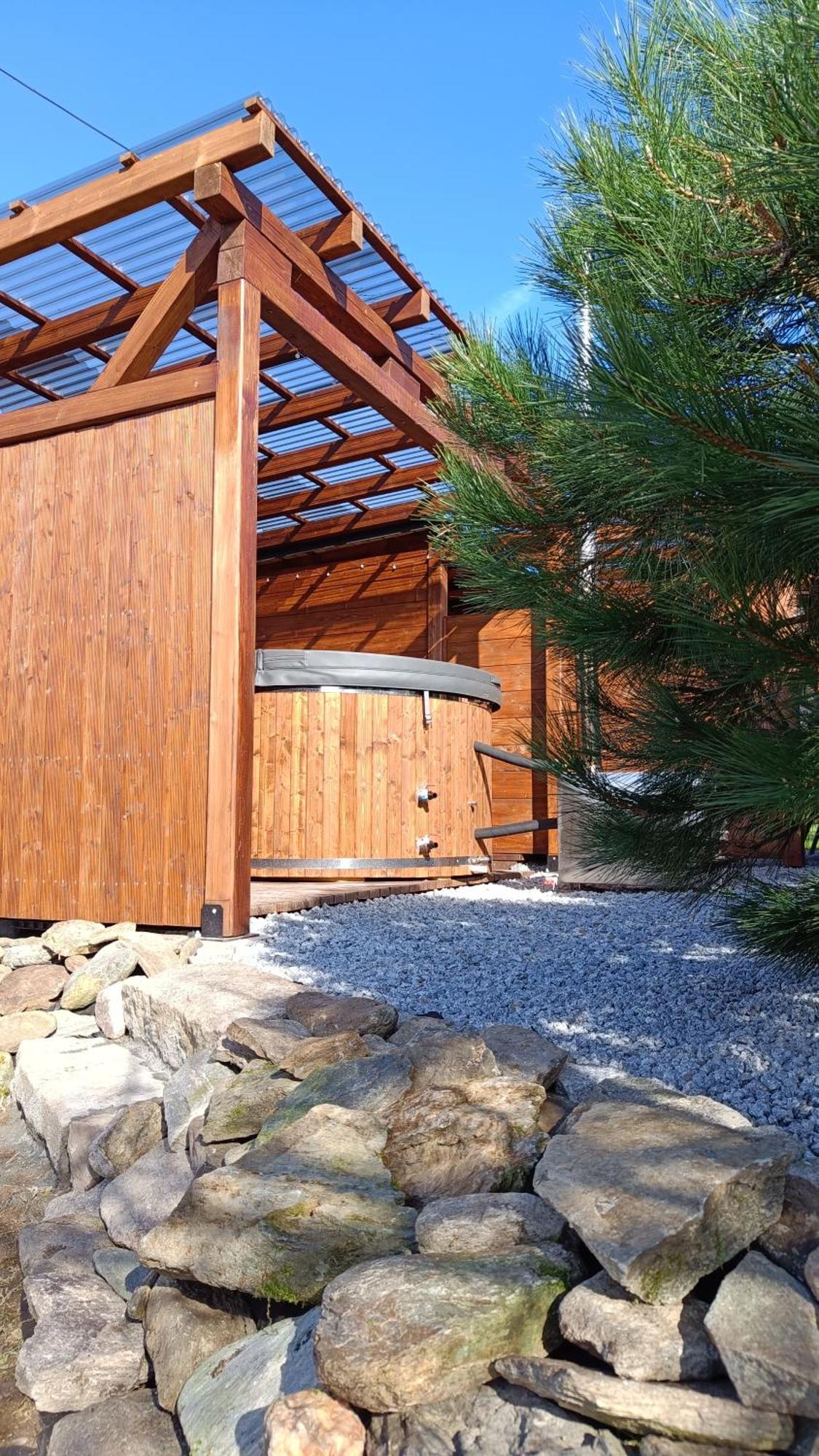 Pod Klonem Z Balia I Sauna Lubawka Esterno foto